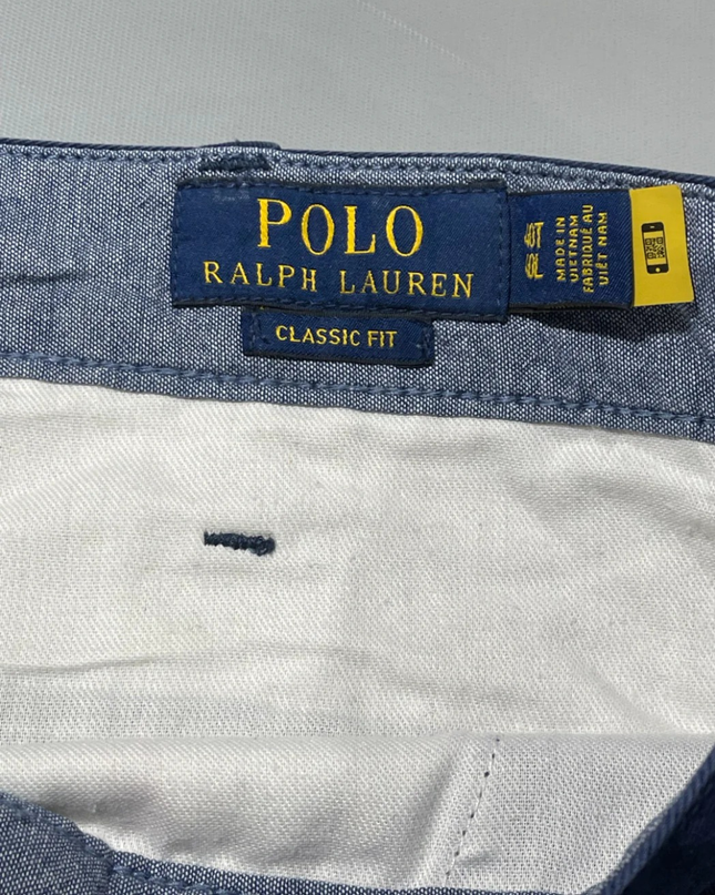Polo Ralph Lauren Navy Blue Classic Fit Cotton Shorts