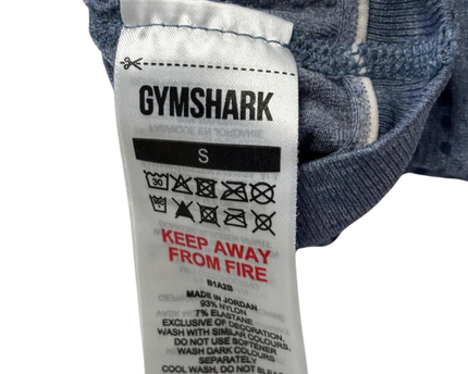 Gymshark Energy Seamless Blue High-Waisted Workout Leggings