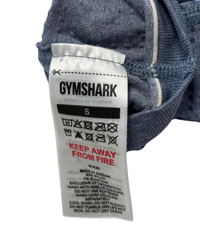 Gymshark Energy Seamless Blue High-Waisted Workout Leggings