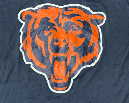NFL Team Apparel Navy Blue Chicago Bears Women's Lace-Up Jersey