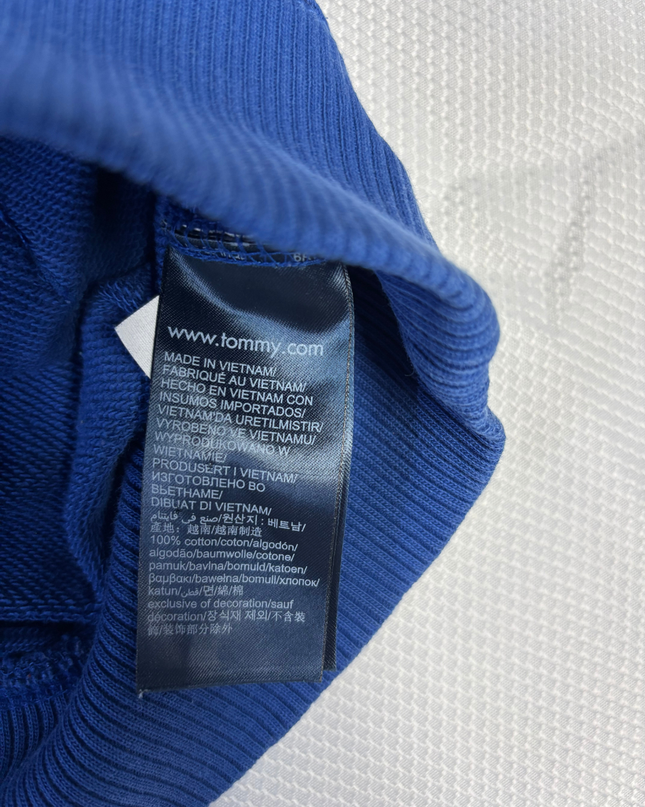 Tommy Hilfiger Blue Flag Colorblock Hoodie
