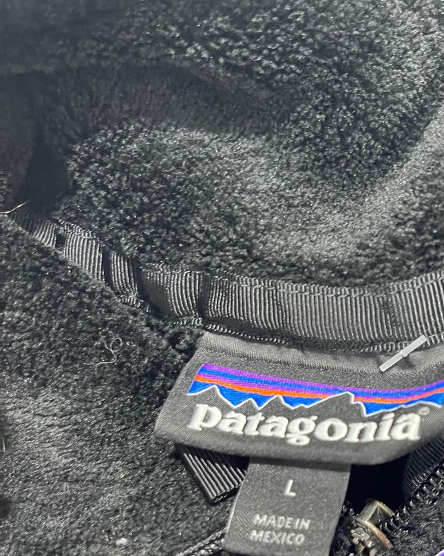 Patagonia Black High-Pile Fleece Jacket