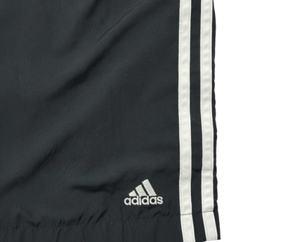 Adidas Black Straight Leg Vintage Track Pants