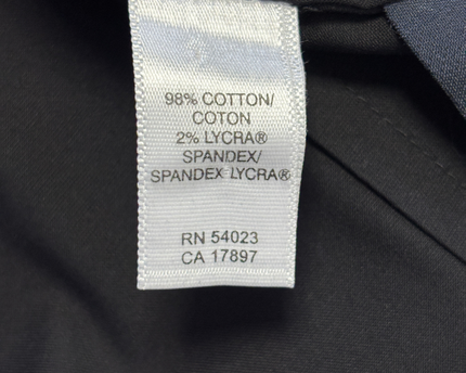 Banana Republic Black Stretch Button-Down Long Sleeve Shirt