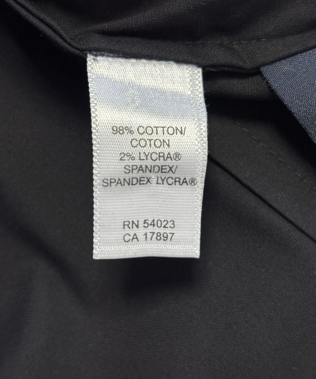 Banana Republic Black Stretch Button-Down Long Sleeve Shirt