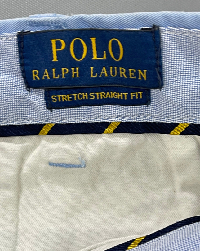 Polo Ralph Lauren Light Blue Stretch Straight Fit Pants