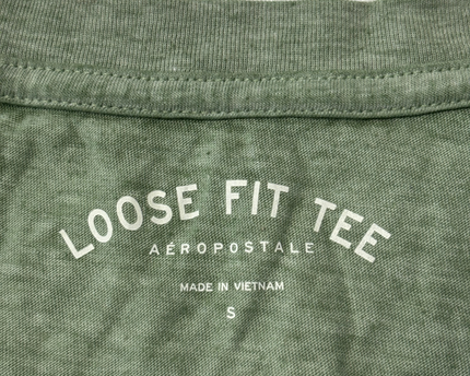 Aeropostale Green Loose Fit Short Sleeve T-Shirt