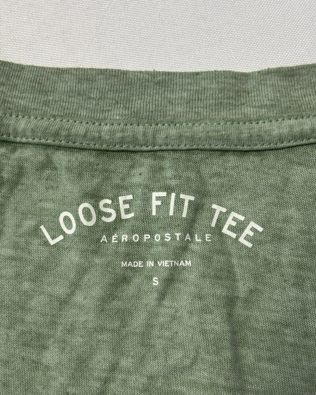 Aeropostale Green Loose Fit Short Sleeve T-Shirt