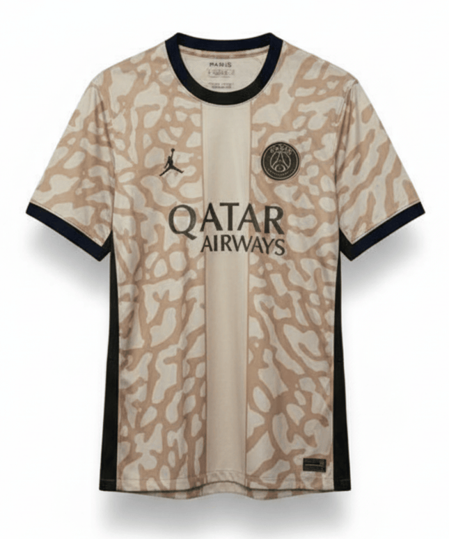 Jordan x PSG 2023-24 Fourth Stadium Hemp Elephant Print Jersey
