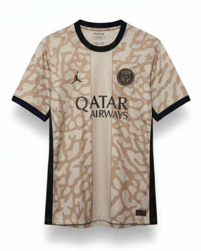 Jordan x PSG 2023-24 Fourth Stadium Hemp Elephant Print Jersey