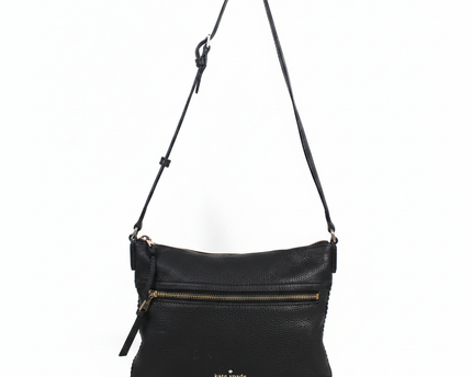 Kate Spade Black Pebbled Leather Crossbody Bag