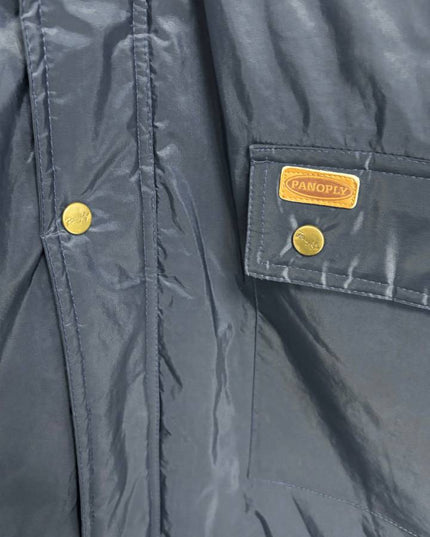 Panoply Navy Blue Heavyweight Technical Parka Jacket