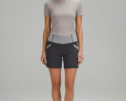 Lululemon Grey Padded Cycling Sports Shorts