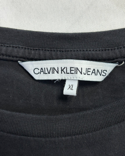 Calvin Klein Jeans Black Logo Crop Top