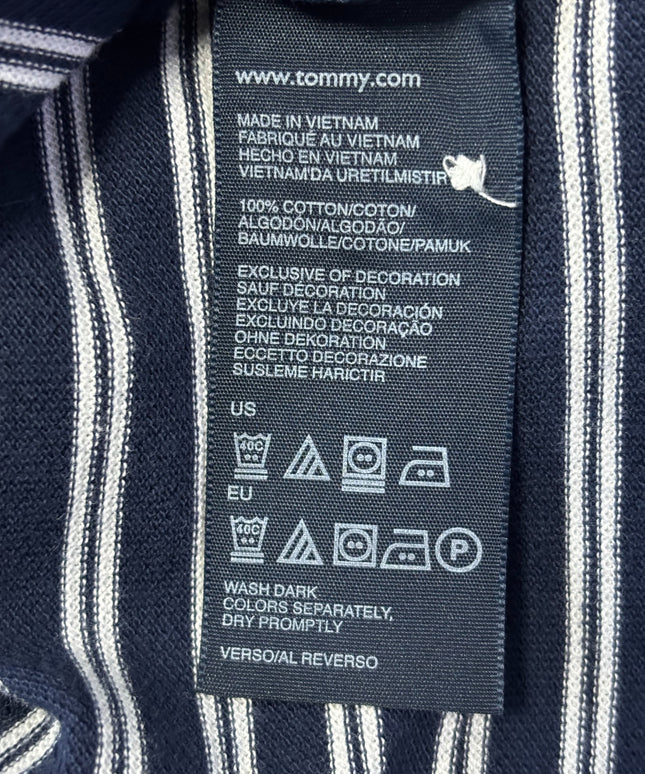 Tommy Hilfiger Navy Blue/White Striped Polo Dress