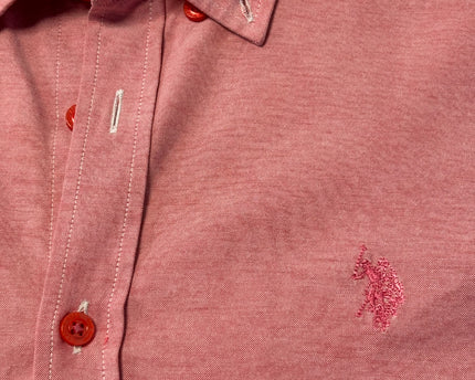 U.S. Polo Assn. Pink Long Sleeve Button-Down Shirt