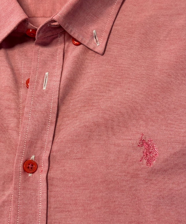 U.S. Polo Assn. Pink Long Sleeve Button-Down Shirt
