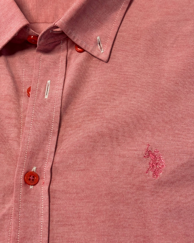 U.S. Polo Assn. Pink Long Sleeve Button-Down Shirt