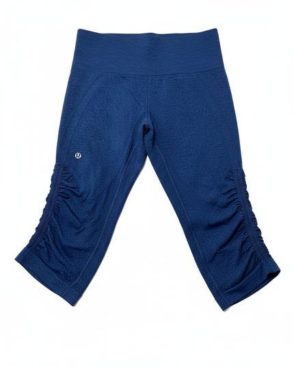Lululemon High-Rise Seamless Ruched Cropped Leggings