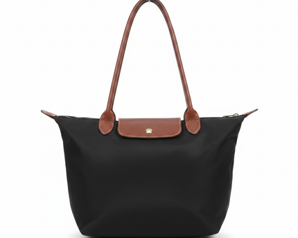Longchamp Black Le Pliage Large Shoulder Bag