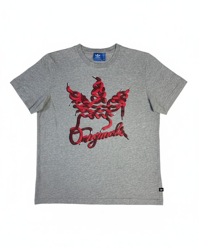 Adidas Originals Grey Graphic Logo T-Shirt