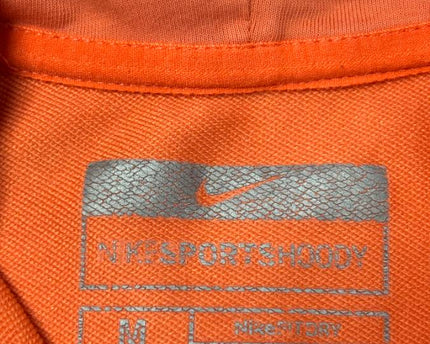 Nike Orange Full-Zip Sportswear Hoodie