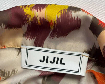 JIJIL Multicolor Abstract Pattern Maxi Dress