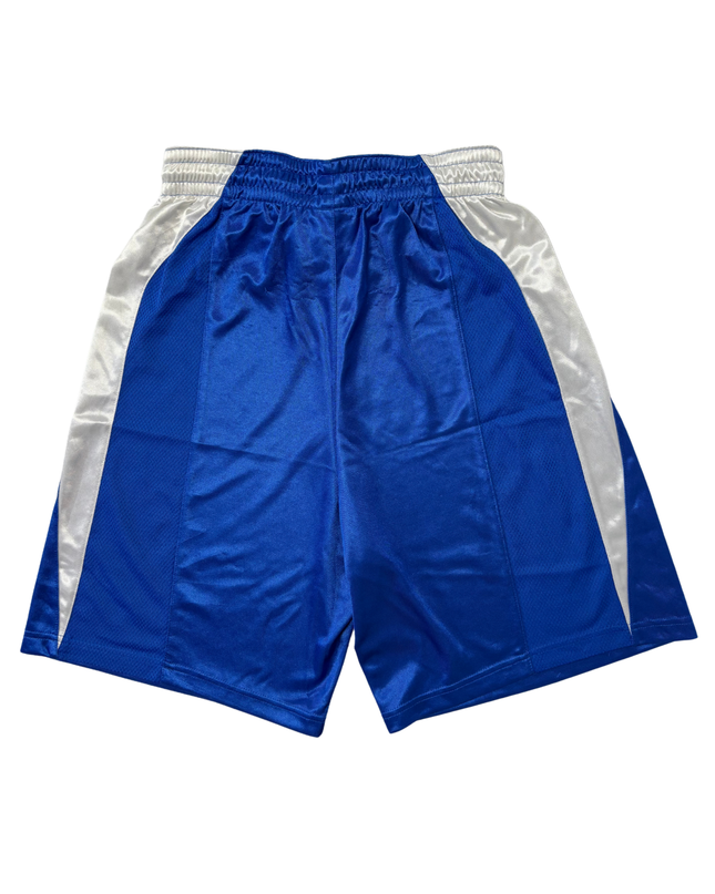 Nike Blue & White Dri-FIT Basketball Shorts - S | Waist: 28"