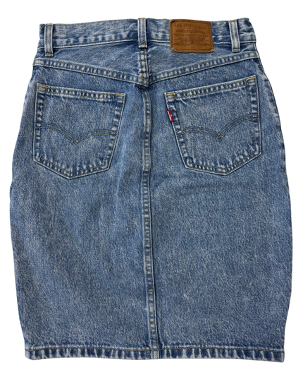Levi's High-Waist Button Fly Denim Vintage Mom Pencil Skirt