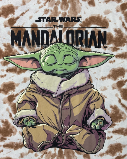 Star Wars The Mandalorian Baby Yoda Tie-Dye Graphic T-Shirt - M