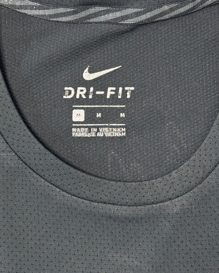 Nike Dri-FIT Black Reflective Swoosh Running T-Shirt