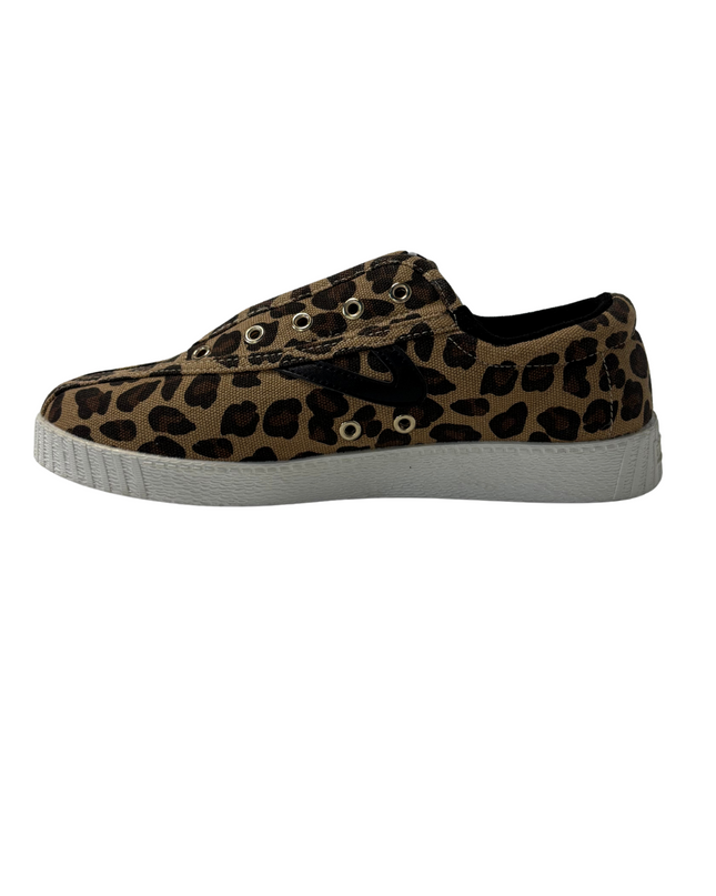 Tretorn Lil Nylite Lace Leopard Print Sneakers | Brown | EU 37.5