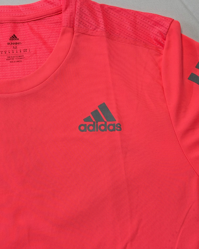 Adidas Running Aeroready Signal Pink Training T-Shirt - M