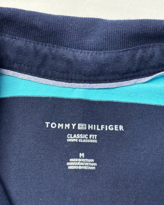 Tommy Hilfiger Blue Striped Classic Fit Polo Shirt