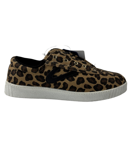 Tretorn Lil Nylite Lace Leopard Print Sneakers | Brown | EU 37.5