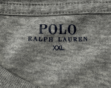 Ralph Lauren Heather Grey Stretch Crewneck T-Shirt