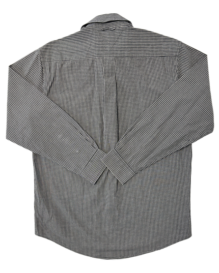 Tommy Hilfiger Black & White Mini Check Oxford Button-Up Shirt