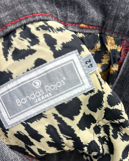 Bandas Rojas Embellished Pocket Women's Bootcut Jeans - M | Waist: 29"
