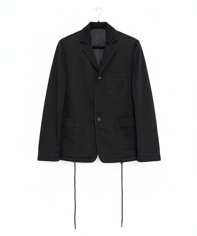 Diesel Black Men's Utility Blazer Jacket