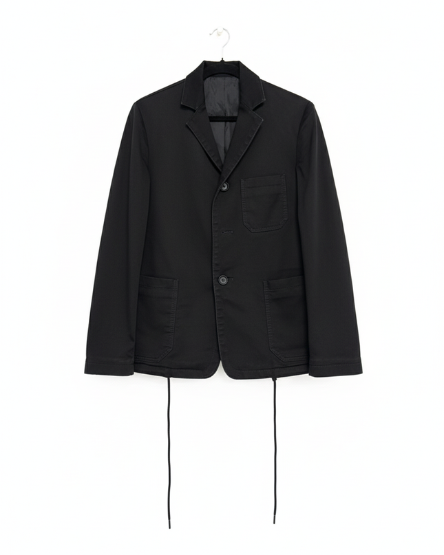 Diesel Black Men's Utility Blazer Jacket