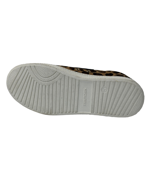 Tretorn Lil Nylite Lace Leopard Print Sneakers | Brown | EU 37.5