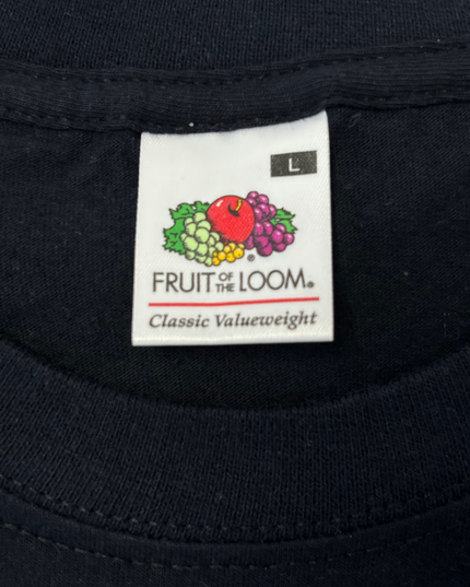 Fruit of the Loom Choice of Vikings Beer Graphic Black T-Shirt - L