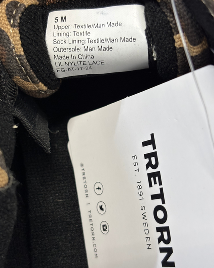 Tretorn Lil Nylite Lace Leopard Print Sneakers | Brown | EU 37.5