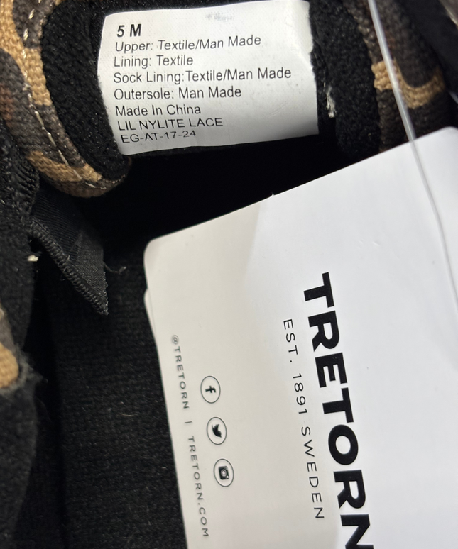 Tretorn Lil Nylite Lace Leopard Print Sneakers | Brown | EU 37.5