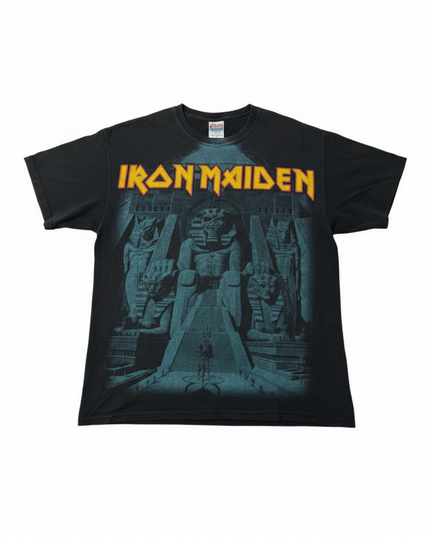 Hanes Black Iron Maiden Powerslave Graphic Tee