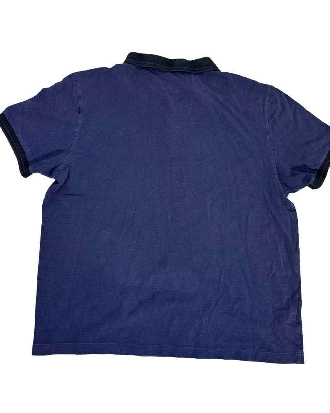 Fred Perry Tipped Placket Pique Polo Carbon Blue - XL
