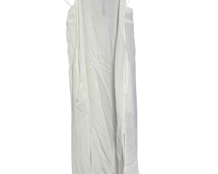 Debenhams White Button-Down with Spaghetti Straps Midi Dress