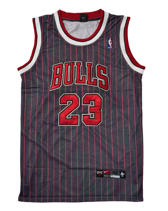 Nike NBA Chicago Bulls Michael Jordan #23 Pinstripe Jersey - M