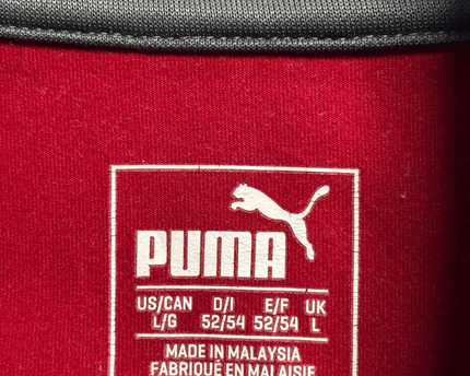 Puma Arsenal FC Fly Emirates 1/4 Zip Red Training Top