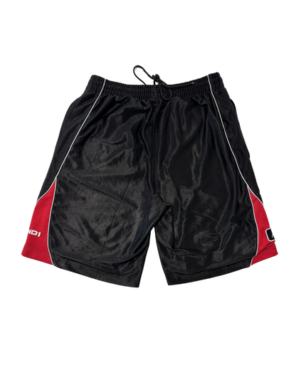 AND1 Black & Red Basketball Mesh Athletic Shorts - M | Waist: 30"